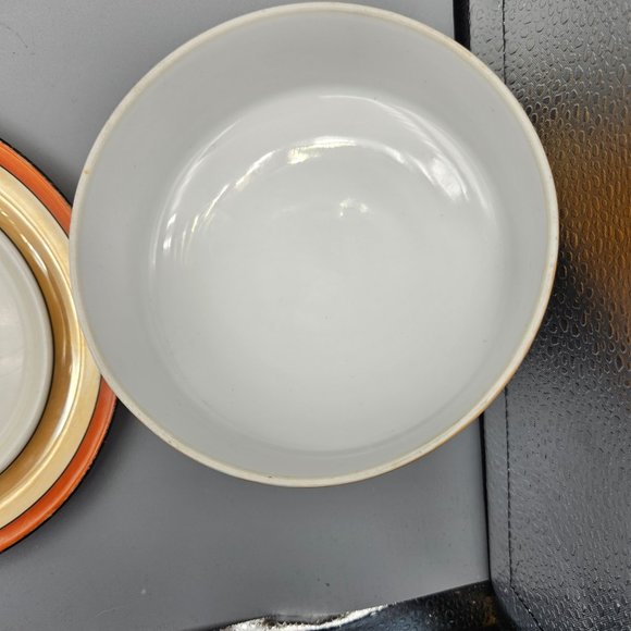 Art Deco-inspired peach lusterware covered butter dish by Morimura, - Picture 8 of 11